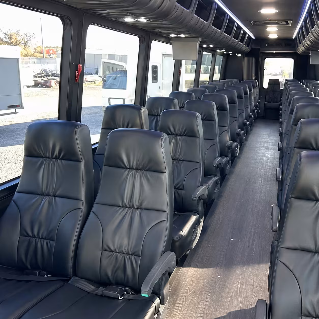 25 passenger minibus interior