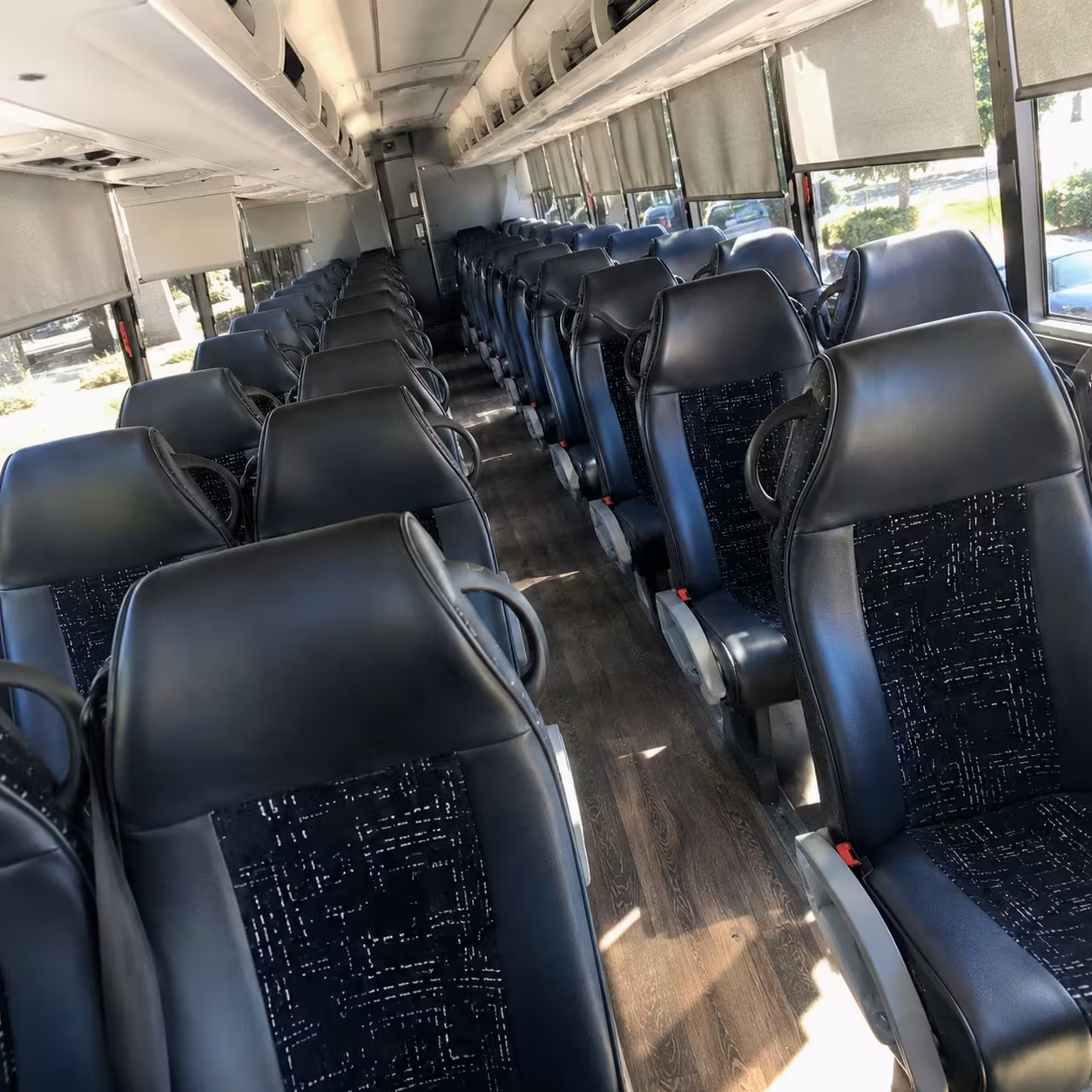 greensboro charter bus inside